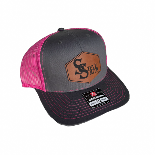 Pink and Grey Hat